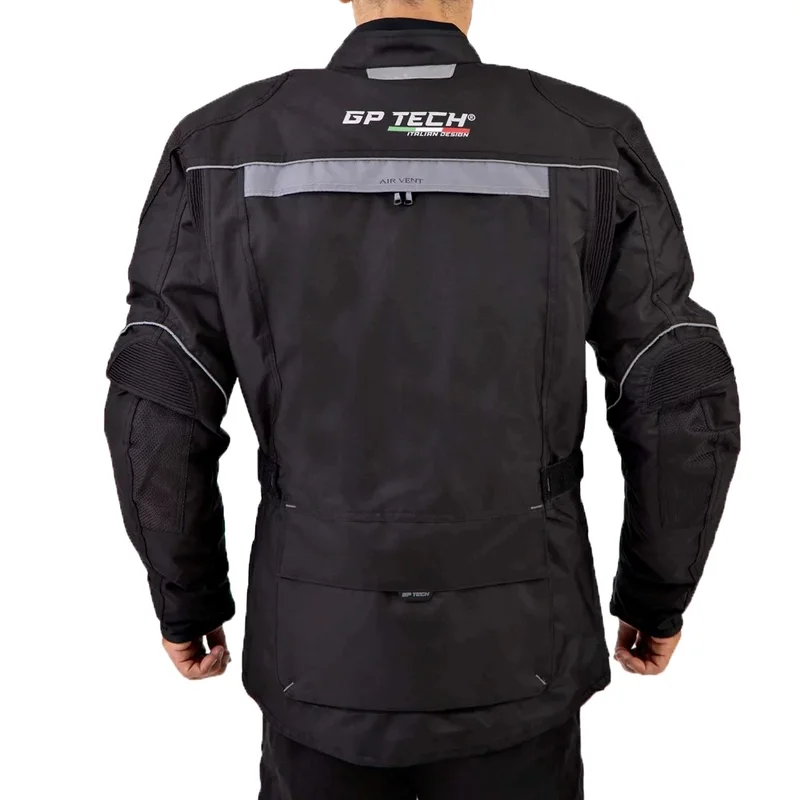 Jaqueta GP Tech Masculina Explorer Adventure Preto/Cinza